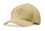 Original BMW Logo Topi Baseball Cap Unisex Sand Beige