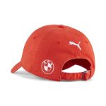 Original BMW E30 50 Years 3 Series Baseball Cap Topi Unisex Pop Red by Puma - Image 5
