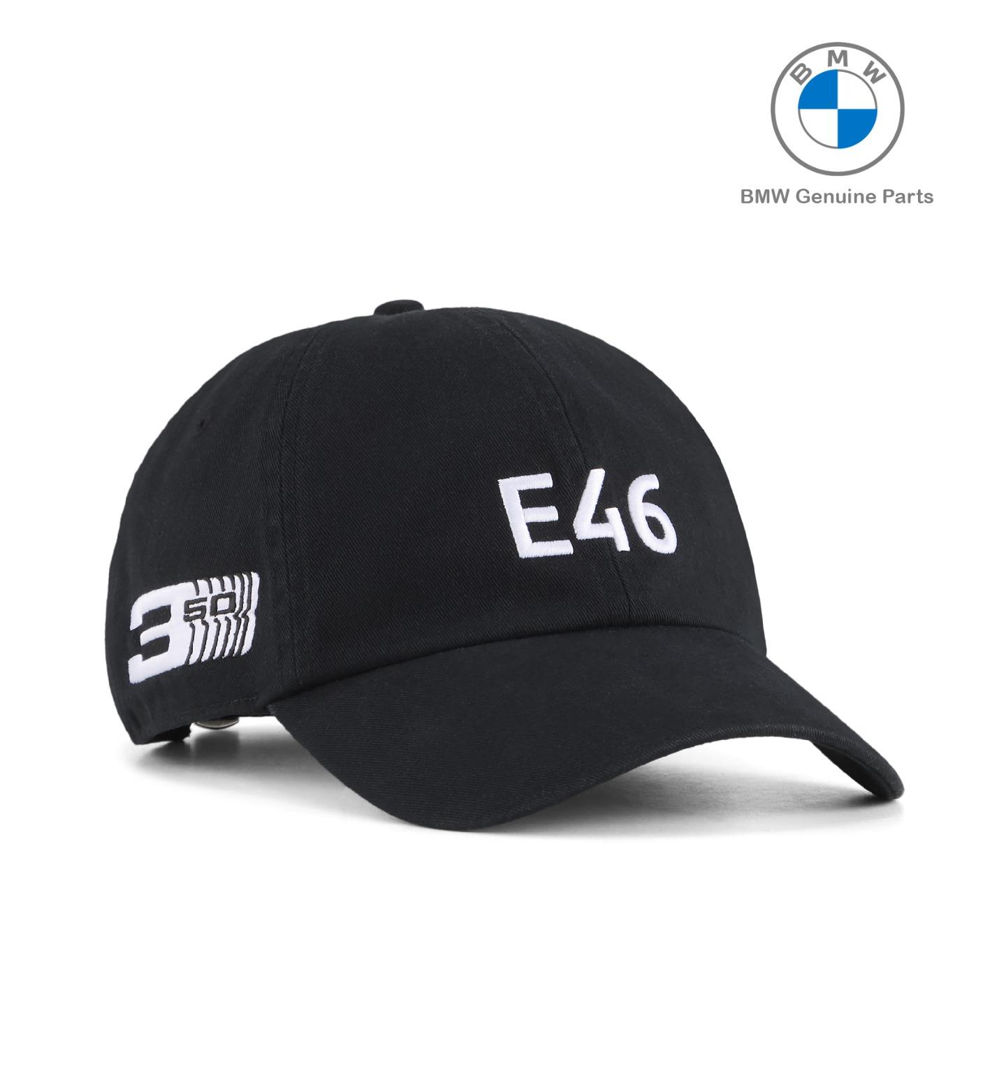 80165B7E208_A Original BMW E46 50 Years 3 Series Baseball Cap Topi Unisex Black by Puma - Image 1