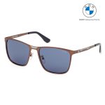 Original BMW Navigator Sunglasses Kacamata Hitam Brown with Blue Lenses
