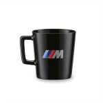 Original BMW M Logo Mug Cup 300ml - Gelas Porcelain Black