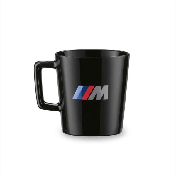 Original BMW M Logo Mug Cup 300ml - Gelas Porcelain Black
