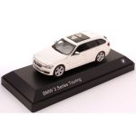 Original BMW F31 3 Series 335i Touring White Miniatur Diecast 1:43