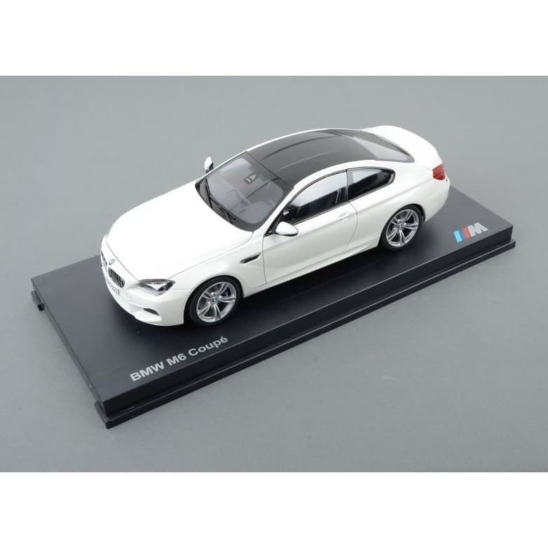 80432218739_A 1:18 Original BMW F13 M6 Coupe White Miniatur Diecast 80432218739 - Gambar 1