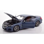 1:18 Original BMW G14 M850i 8 Series Barcelona Blue Miniatur Diecast - Gambar 4