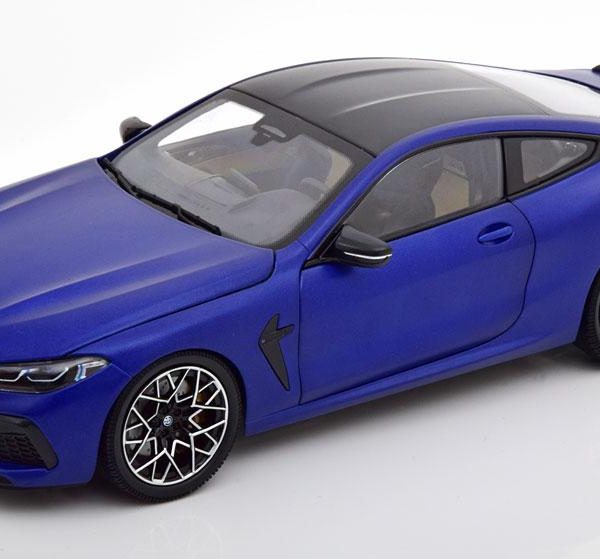 1:18 Minichamps BMW F92 M8 Coupe Frozen Marina Bay Blue