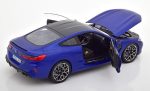 1:18 Minichamps BMW F92 M8 Coupe Frozen Marina Bay Blue - Gambar 6