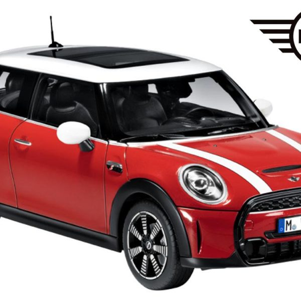 Original MINI F56 LCI Cooper S Chili Red Miniatur Diecast 1:18