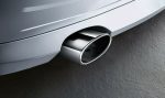Original BMW E90 320i Chrome Exhaust Pipe Tip Finisher Cover Knalpot