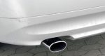 Original BMW E90 320i Chrome Exhaust Pipe Tip Finisher Cover Knalpot - Gambar 3