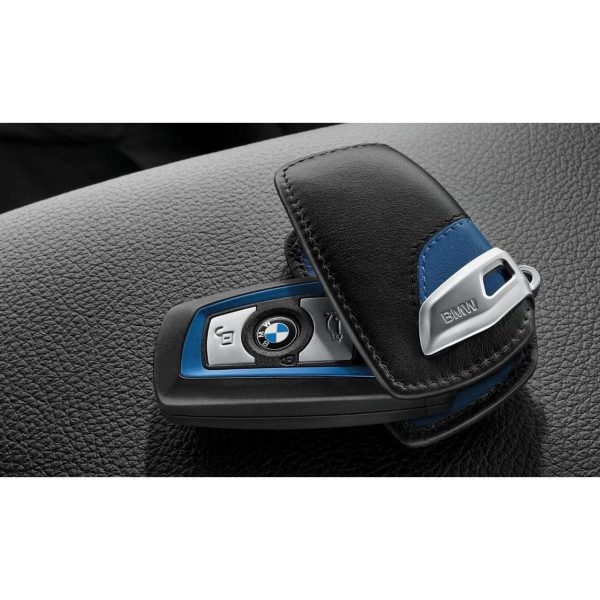 Original BMW F30 F32 F10 F13 F02 M Sport Blue Key Case Sarung Kunci