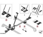 Original BMW Touring Rak Sepeda untuk Atap Mobil Bike Bicycle Roof Rack System Transportation - Image 5