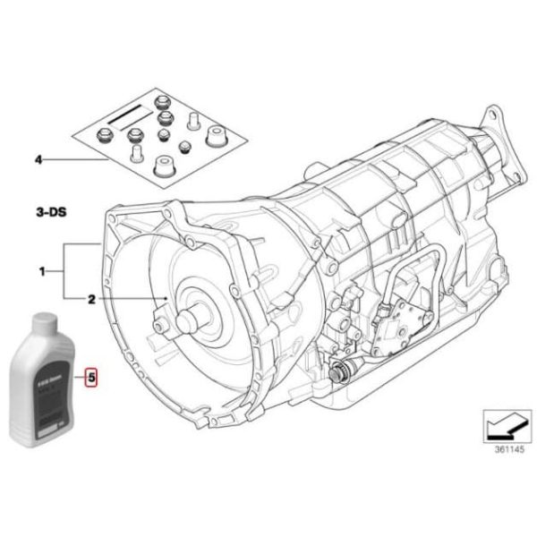BMW ATF 4 Automatic Transmission Oil Oli Transmisi 20L 83229407807