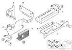 Original BMW E38 E46 Attachment clamp for hands-free module - Image 5