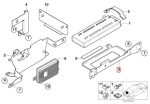 Original BMW E46 SA632 Mobile Telephone Bracket transmitter-receiver - Image 3