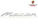 Original Porsche Macan 95B.2 Rear Badge Chrome Emblem Bagasi Belakang