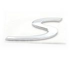 Original Porsche Macan S 95B.2 Emblem Huruf S Rear Badge Chrome Bagasi Belakang - Image 3