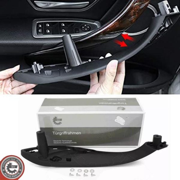 SKV Germany BMW F30 F32 F80 M3 F82 M4 Handle Pintu Dalam Depan Kiri - Hitam