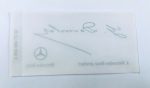 Original Mercedes Benz G Daimler Signature Sticker Kaca Depan - Image 3