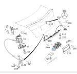 Original Mercedes W204 C Class Handle Tombol Pembuka Bagasi Belakang - Image 3