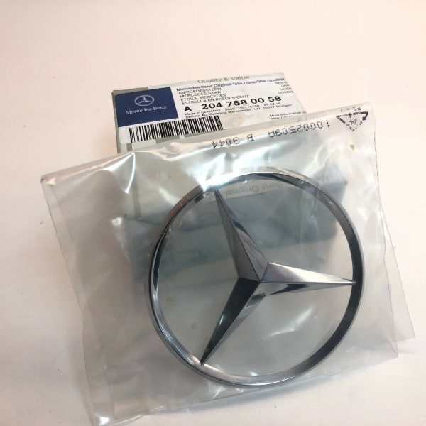 Original Mercedes Benz W204 C Class Emblem Logo Bagasi Belakang