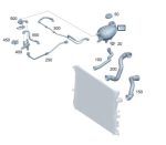 Original Mercedes Benz W205 C Class Expansion Tank Tabung Radiator - Image 3