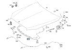 Original Mercedes Benz W205 C Class Peredam Kap Mesin Hood Insulation - Image 5