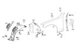 Mercedes W205 C Class Inner Fender Liner Depan KANAN 2056903201 - Image 3