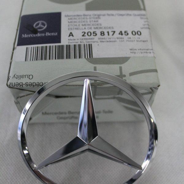 Original Mercedes Benz W205 C Class Emblem Logo Bagasi Belakang A2058174500