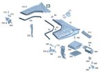 Original Mercedes Benz W205 C Talang Air Cover Kap Mesin Dalam KANAN - Image 3