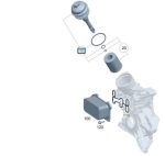 Original Mercedes Benz W205 C300 Oil Filter Cap Tutup Oli - Image 3