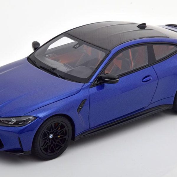 1:18 BMW G82 M4 Dark Blue Miniatur Diecast by GT Spirit