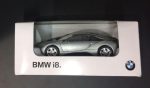 BMW i8 Ionic Silver Original BMW Diecast 1:64 mainan mobil diecacst