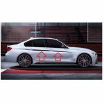 Original BMW Seri 3 F30 M Performance Side Stripes Sticker Body