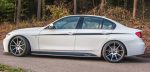 Original BMW Seri 3 F30 M Performance Side Stripes Sticker Body - Gambar 3