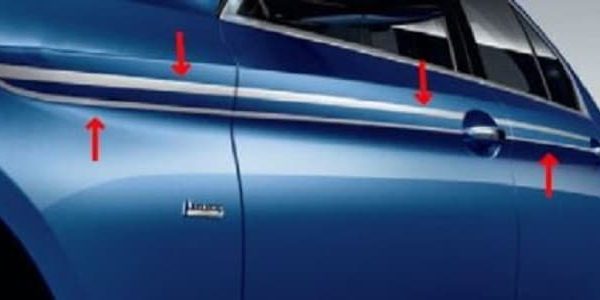 Original BMW G30 Pin Stripe Decals Accent Line Sticker- Kiri Kanan