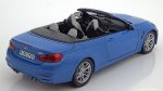 1:18 Original BMW Miniature Diecast BMW F83 M4 Cabrio Yas Marina Blue - Gambar 3