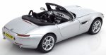 1:18 Original BMW Z8 Silver Heritage Miniatur Diecast Kyosho - Gambar 4