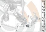 Original BMW E84 X1 E90 E92 Ball Joint Belakang + Baut baut - Gambar 3