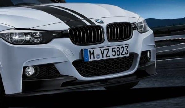 Original BMW M Performance Kidney Grill High Gloss Black F30 F31