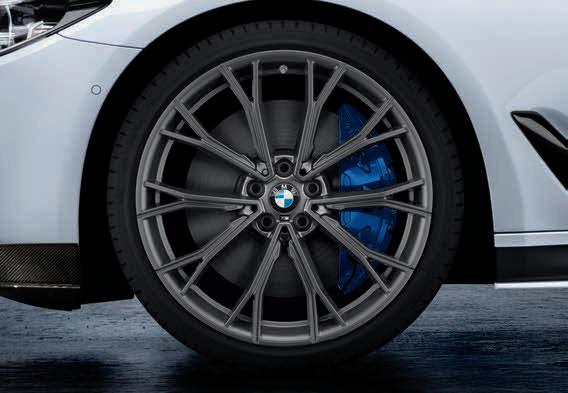 Original BMW G30 M Wheel 669M Orbit Grey Velg Mobil 8JX20