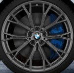 Original BMW G30 M Wheel 669M Orbit Grey Velg Mobil 8JX20 - Gambar 3