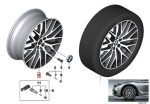 Original BMW G30 Wheel 636 Orbit Grey Velg Mobil 9J X 20 ET:44 - Gambar 6