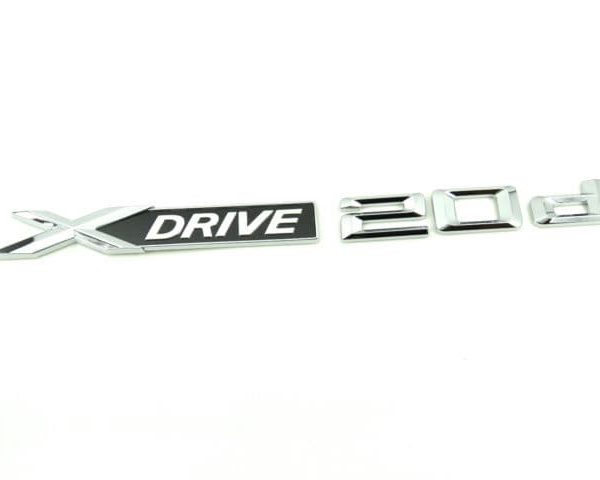 Original BMW X Drive 20d Logo Emblem Pintu E83 X1 E84 F25 X3 F26 X4