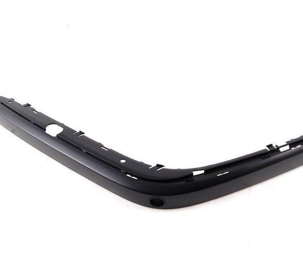 Original BMW E38 Lis Plastik Hitam Bemper Depan dgn lubang PDC - KIRI
