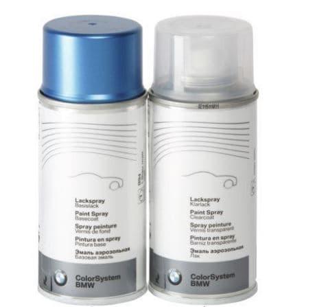 Original BMW Estoril Blue 335 Touch Up Spray Paint - Cat Semprot