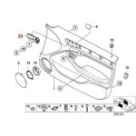 Original BMW E46 Handle Chrome Pintu Dalam DEPAN KIRI 51418200723 - Gambar 5