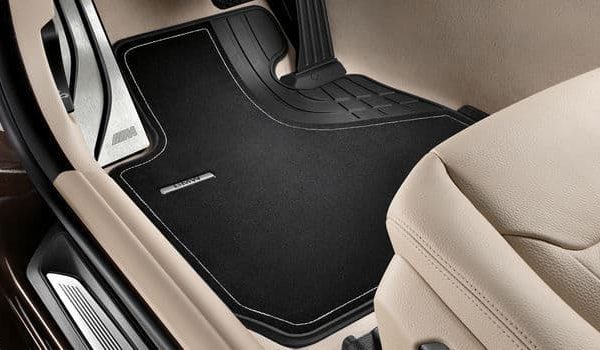 Original BMW F30 Luxury Line Velours Floor Mats Karpet Bludru - SET