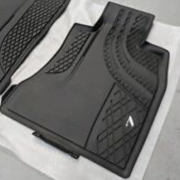 Original BMW G11 G12 All Weather Floor Mats Karpet Karet Mobil - DEPAN