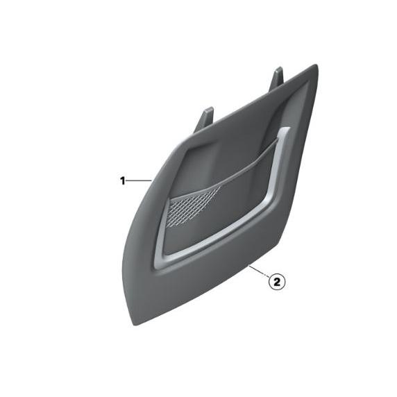 Original BMW F30 F34 F32 F36 Backrest Trim Cover Tutup Jok Kursi Depan